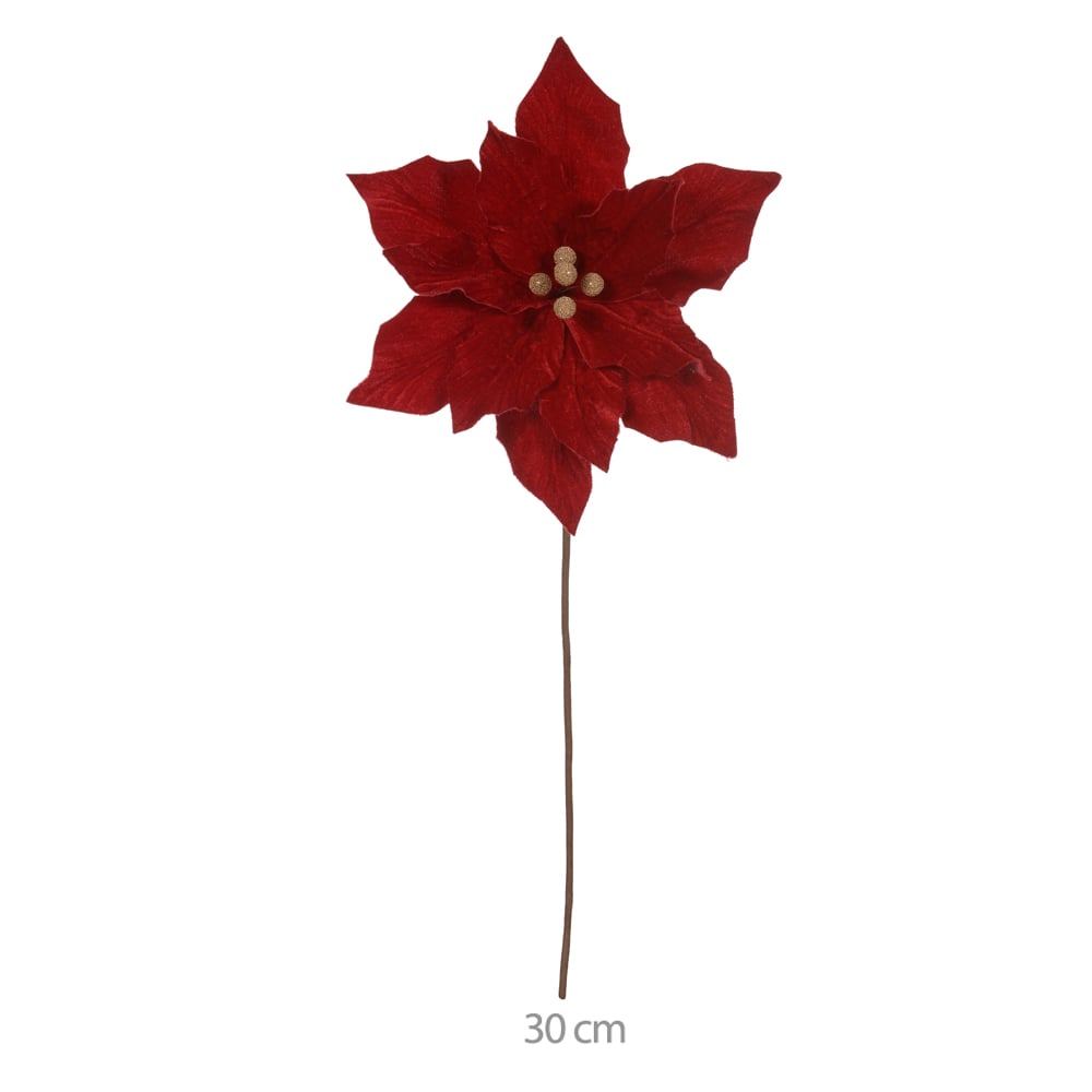 H.BICO PAPAGAIO NATAL AVELUDADO (VERMELHO) 25cm 30d 12P