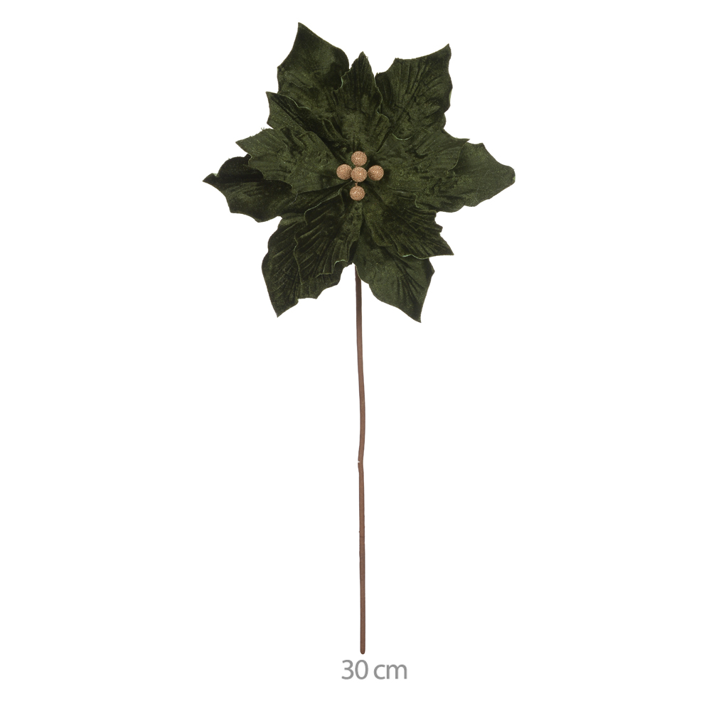 H.BICO PAPAGAIO NATAL AVELUDADO (VERDE) 25cm 30d 12P
