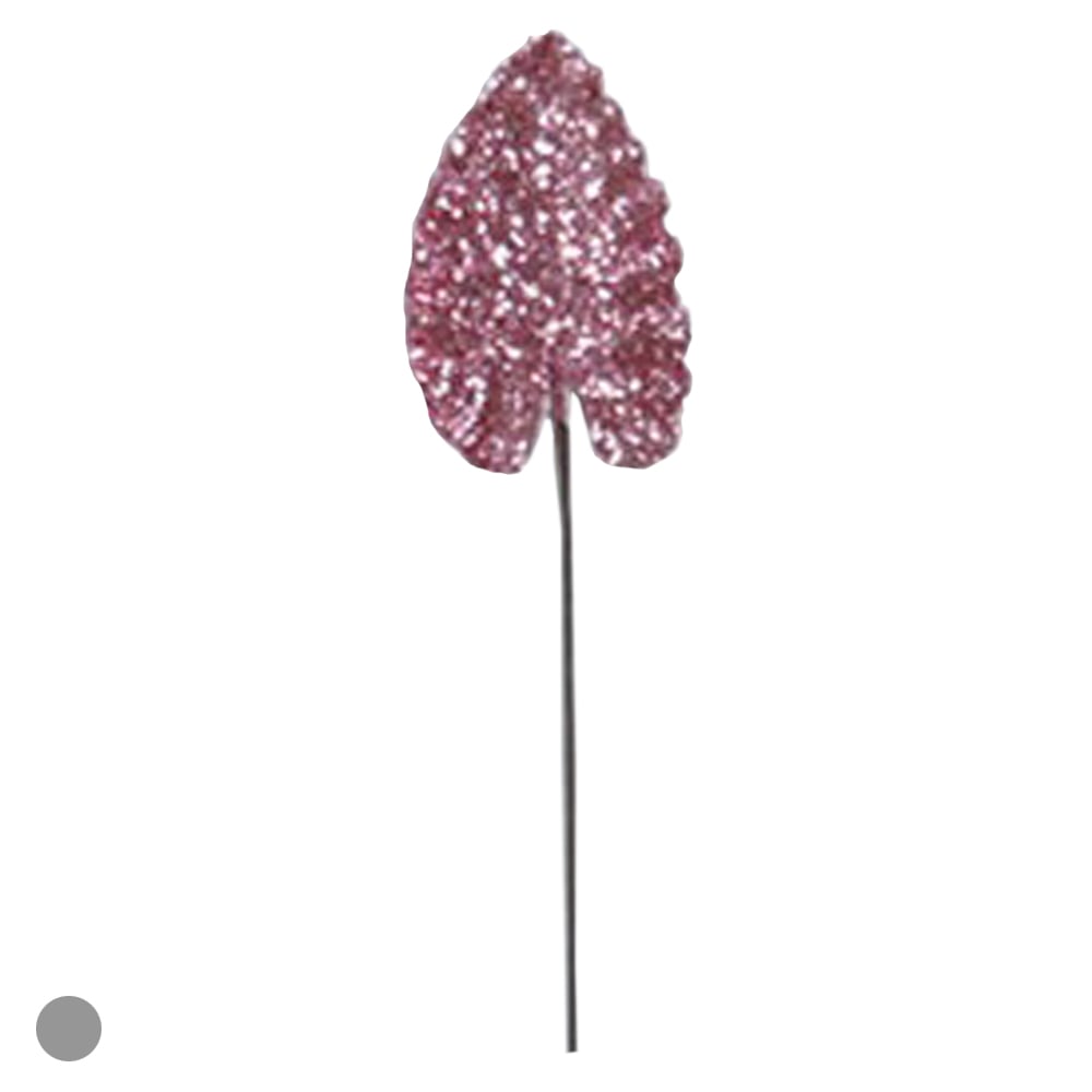 C.FOLHA PHILO C/GLITTER (ROSA CLARO) 46cm