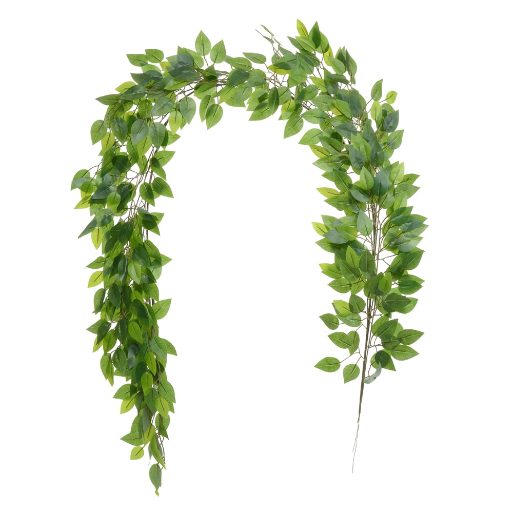 F.GUIRLANDA FICUS REAL TOQUE X432 (VERDE) 2m