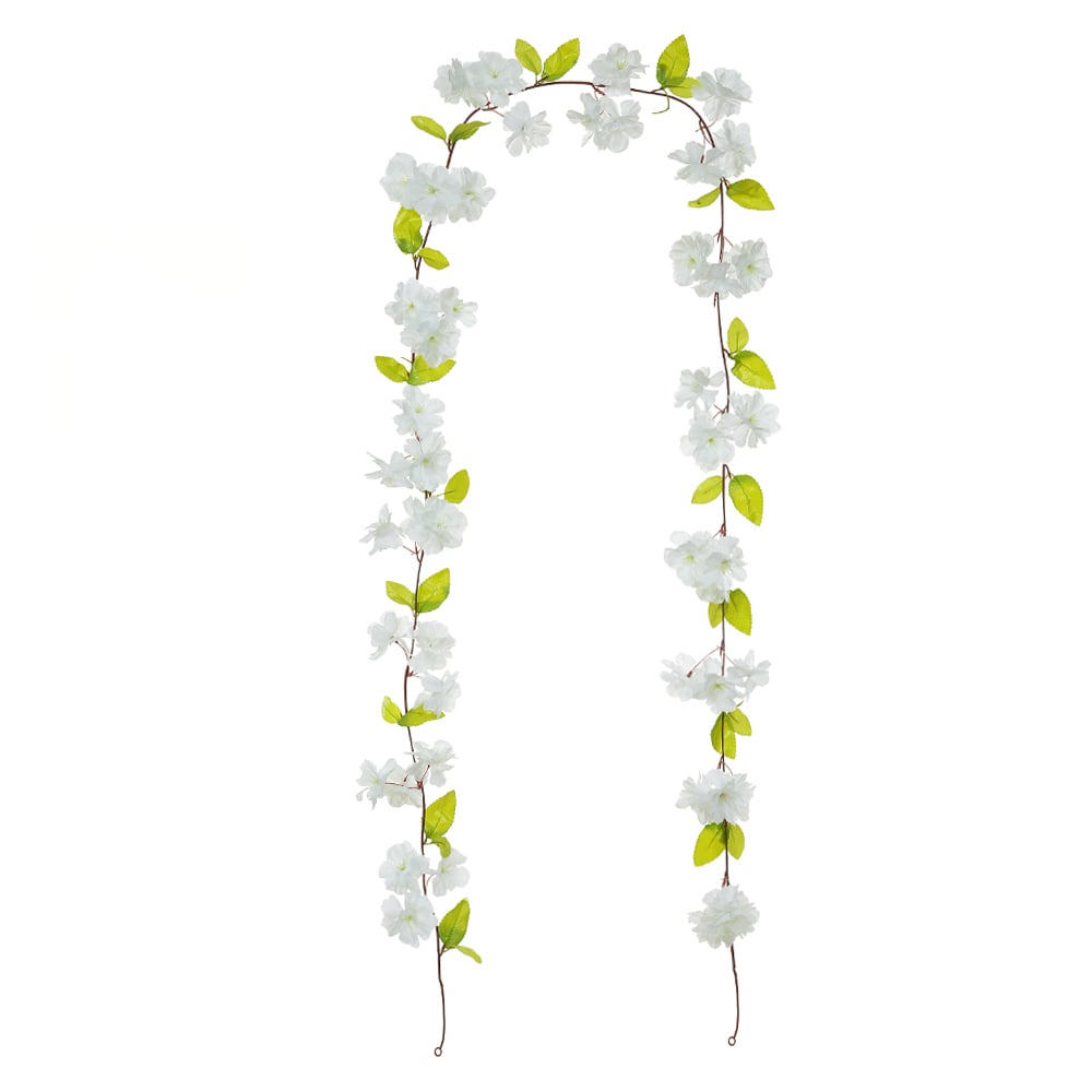 C.GUIRLANDA FLOR CEREJEIRA X51 (CREME) 2,14m