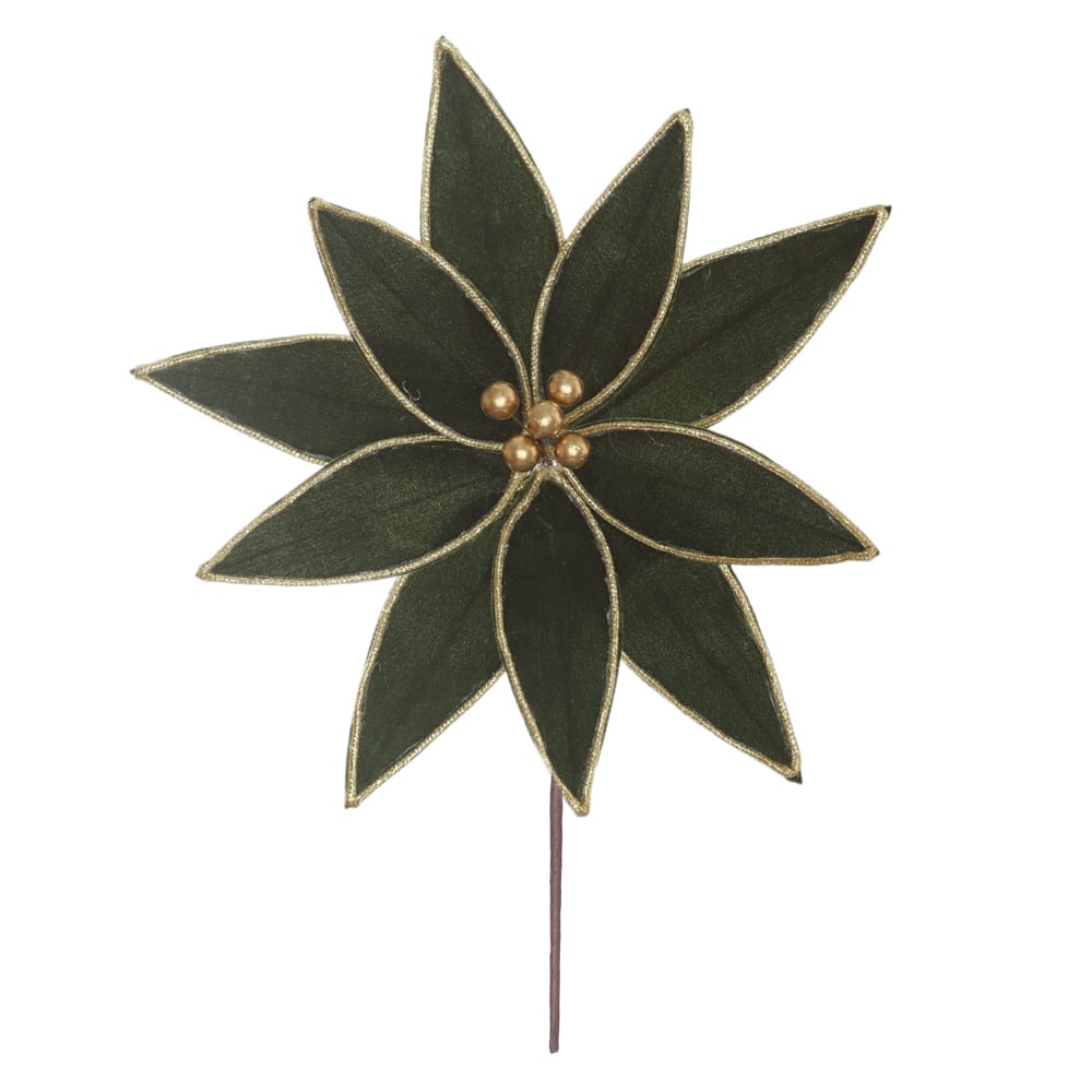 H.BICO DE PAPAGAIO NATAL AVELUDADO (VERDE) 20cm 30d 10P