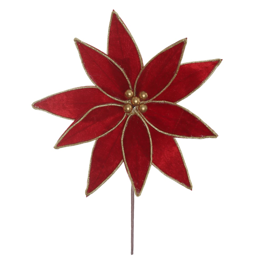 H.BICO DE PAPAGAIO NATAL AVELUDADO (VERMELHO) 20cm 30d 10P