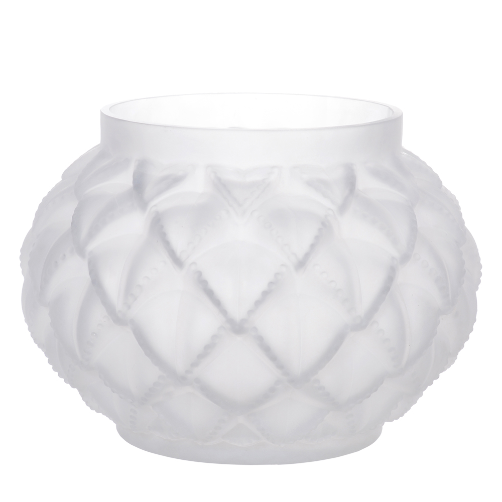 VASO DECORATIVO VIDRO (TRANSPARENTE FOSCO) 20cm 30d