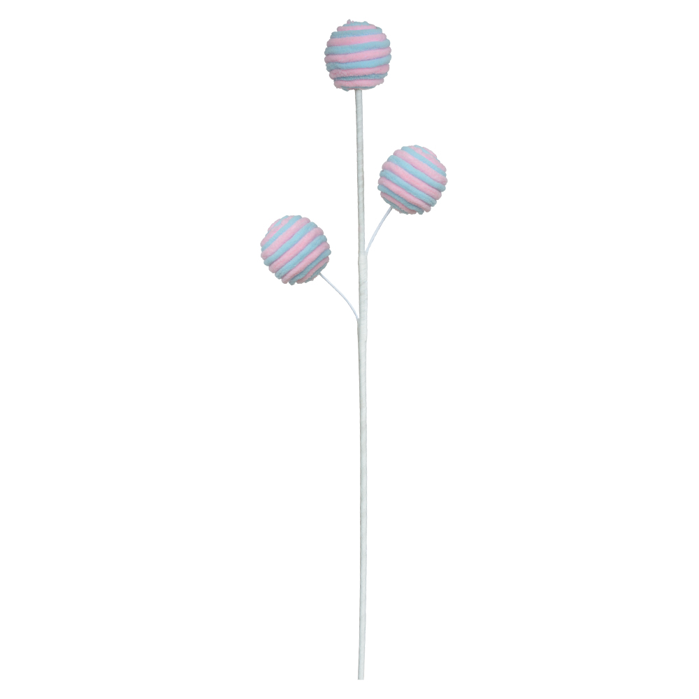 C.BOLINHA (ROSA CLARO AZUL CLARO) 50cm