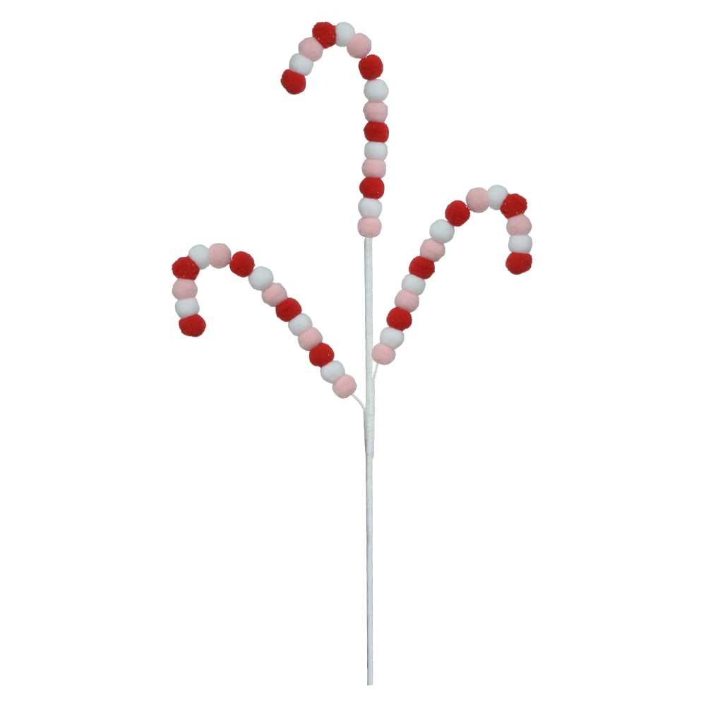 C.BENGALAS POMPOM (VERMELHO ROSA) 40cm
