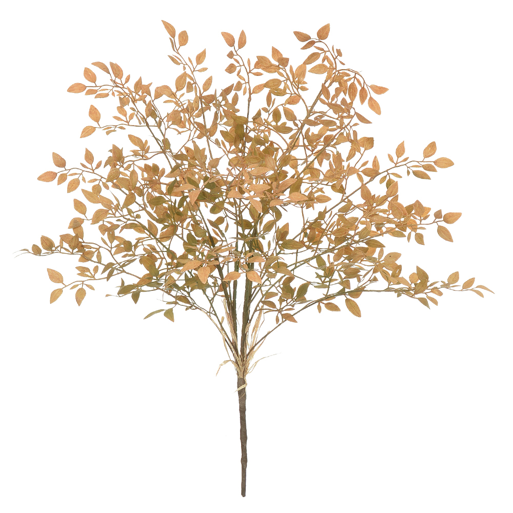 F.MINI FOLHAS C/PRINT PLASTICO X16 (PALHA) 68cm