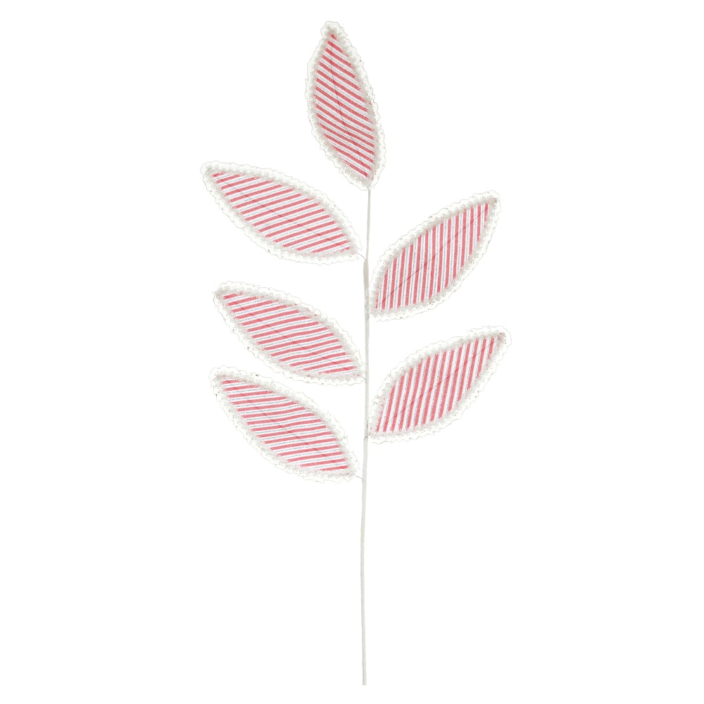 C.FOLHA NATAL (VERMELHO BRANCO) 79cm