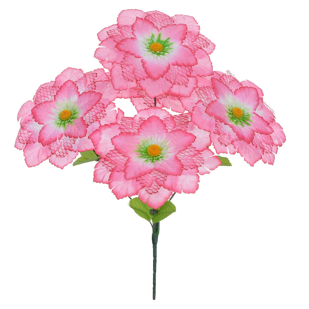 B.PEONIA C/RENDA X5 (ROSA) 33cm