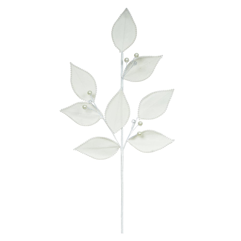 H.FOLHA NATAL (BRANCO) 63cm