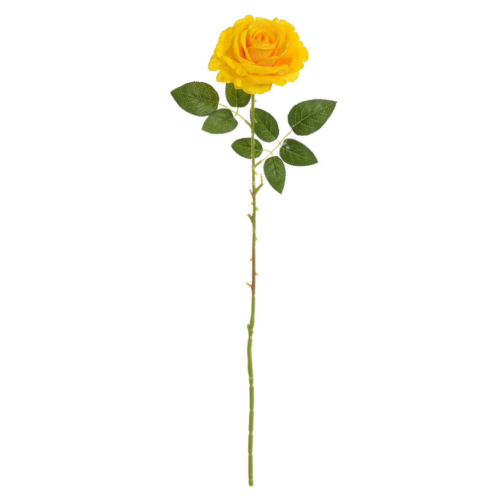 H.ROSA AVELUDADO (AMARELO) 65cm