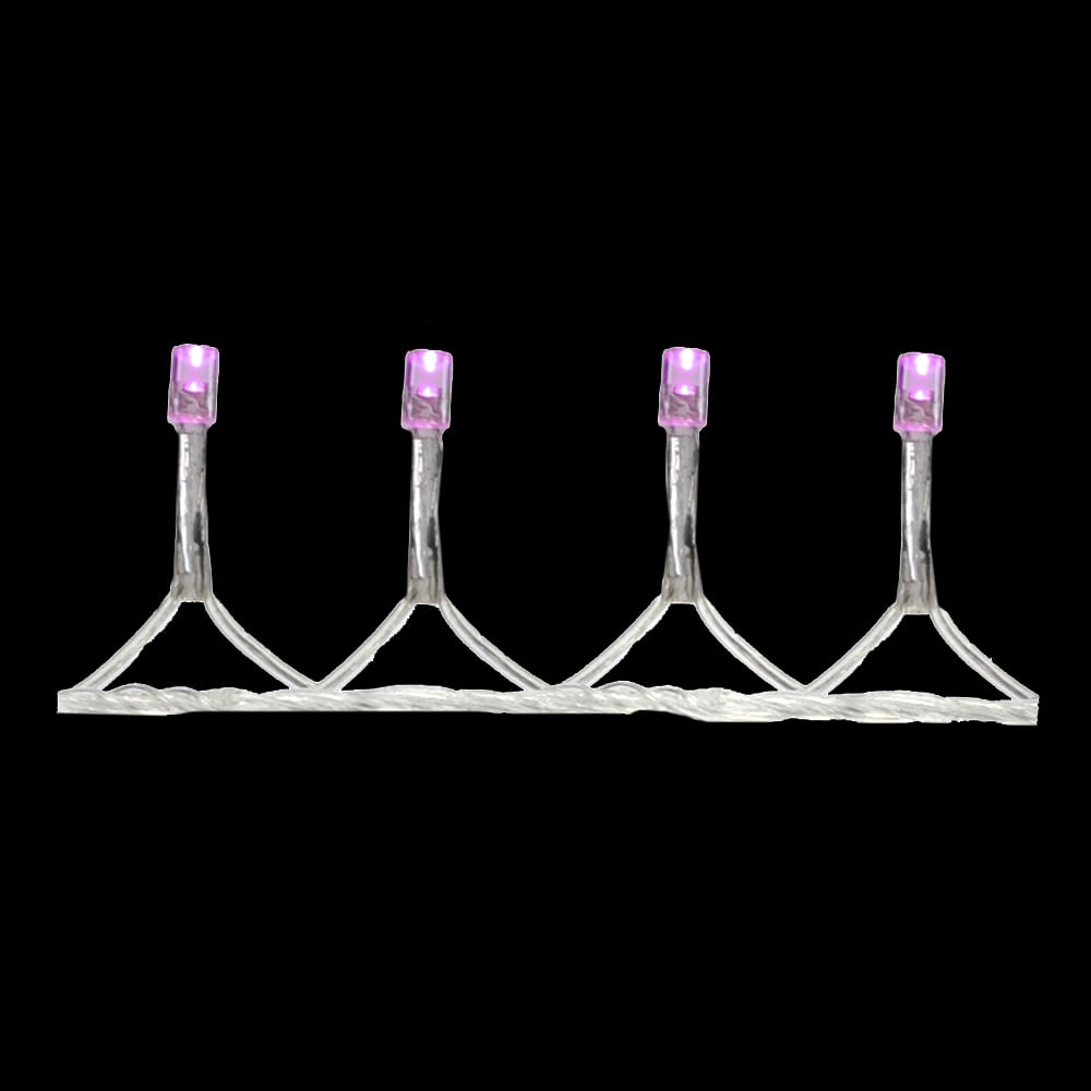CORDAO 100 LED FIO PVC C/8 FUNC 127V (ROSA) 8m