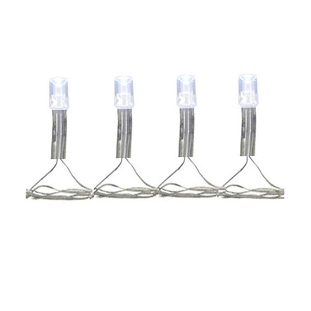 CORDAO 100 LED FIO PVC C/8 FUNC 220V (BRANCO) 8m