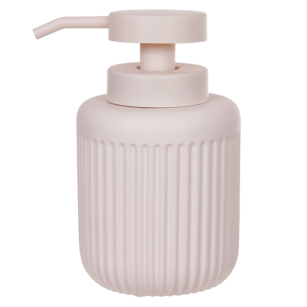 PORTA SABONETE CIMENTO 120ml 14X8,2X8,2cm CANELADO (BEGE)