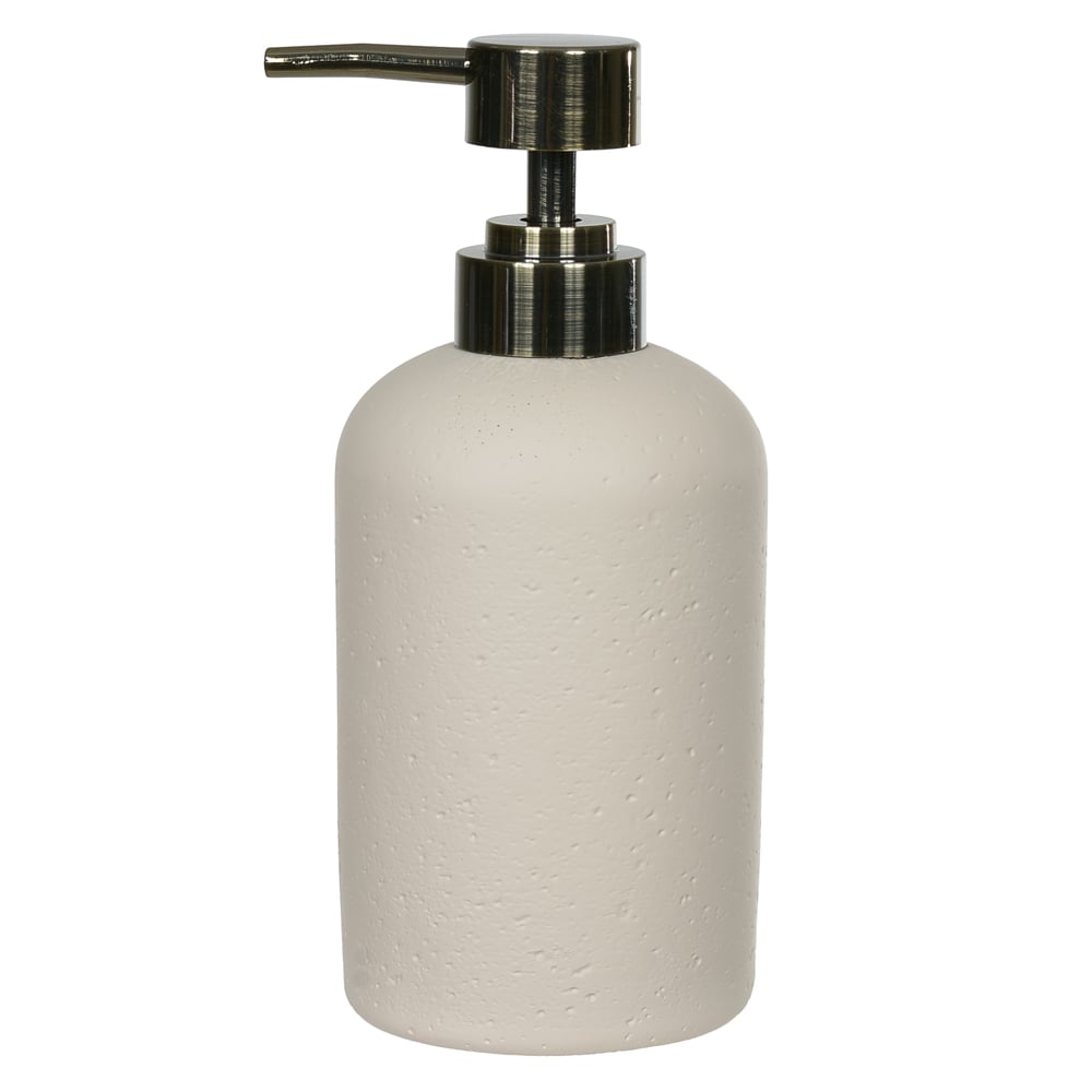 PORTA SABONETE CIMENTO 210ml 17X7,4X7,4cm STONE (BEGE CLARO)