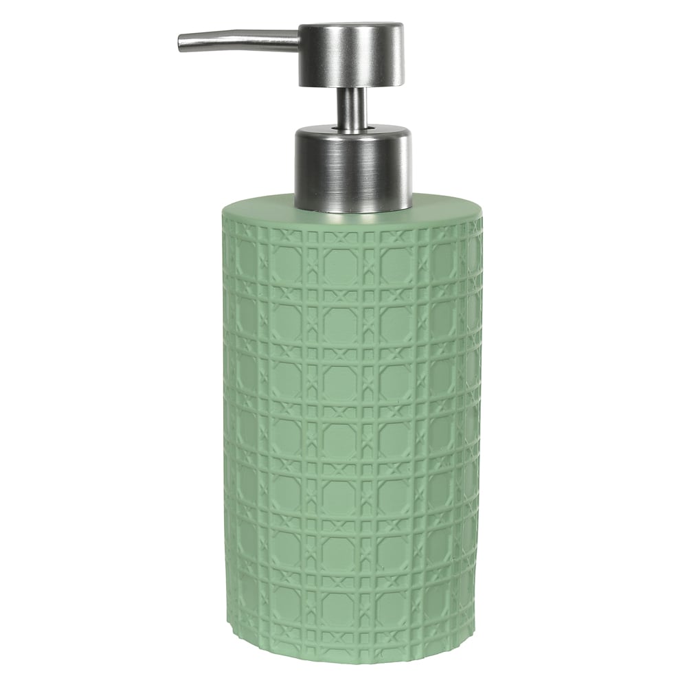PORTA SABONETE POLIRESINA 360ml 18X7,4X7,4cm (VERDE MENTA)