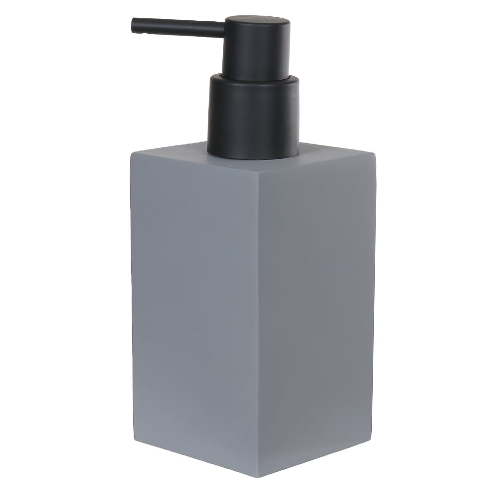 PORTA SABONETE POLIRESINA 290ml 16X6,4X6,4cm (CINZA)