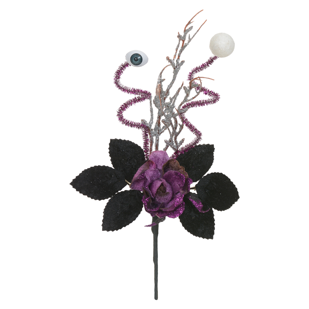 C.PICK OLHO HALLOWEEN (PRETO ROXO) 30cm