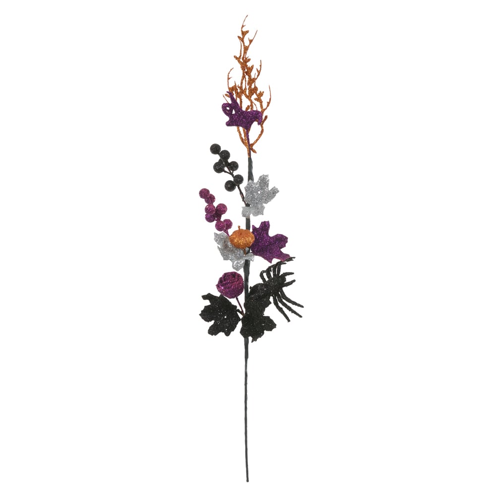 C.PICK ARANHA HALLOWEEN (PRETO ROXO) 70cm