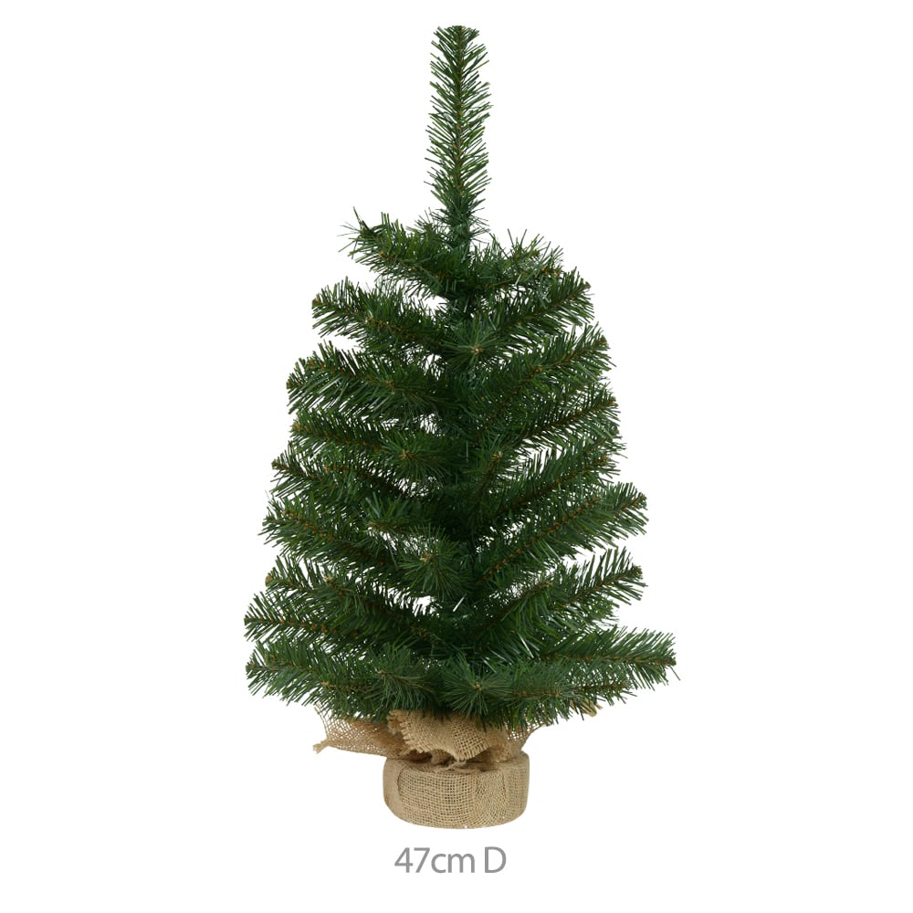 A.ARVORE NATAL C/ BASE JUTA C/68 TIPS (VERDE) 60cm