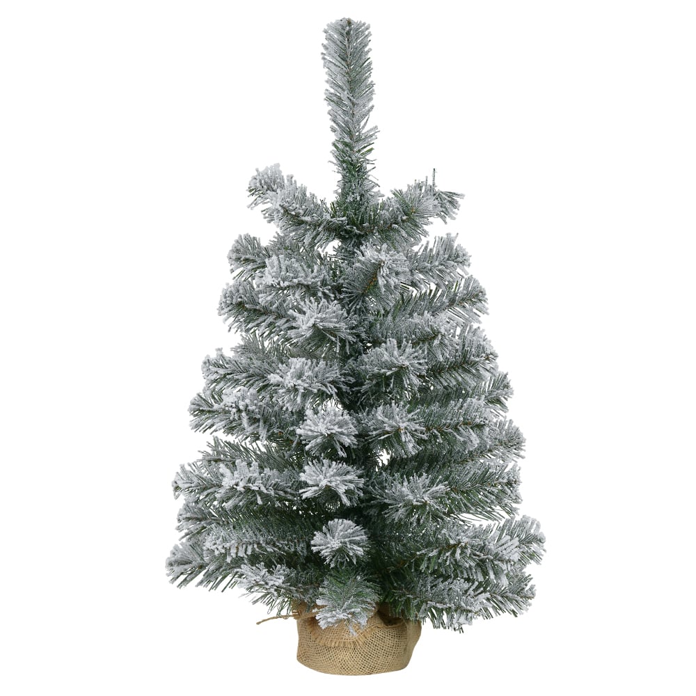 A.ARVORE NATAL NEVADA C/ BASE JUTA C/68 TIPS (VERDE) 60cm
