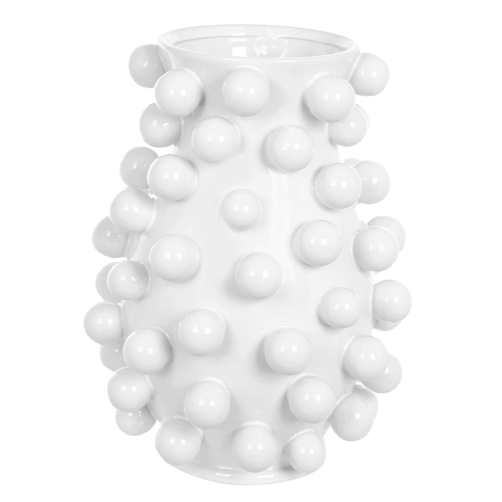 VASO DECOR CERAMICA (BRANCO) 34X24,7X24,7cm