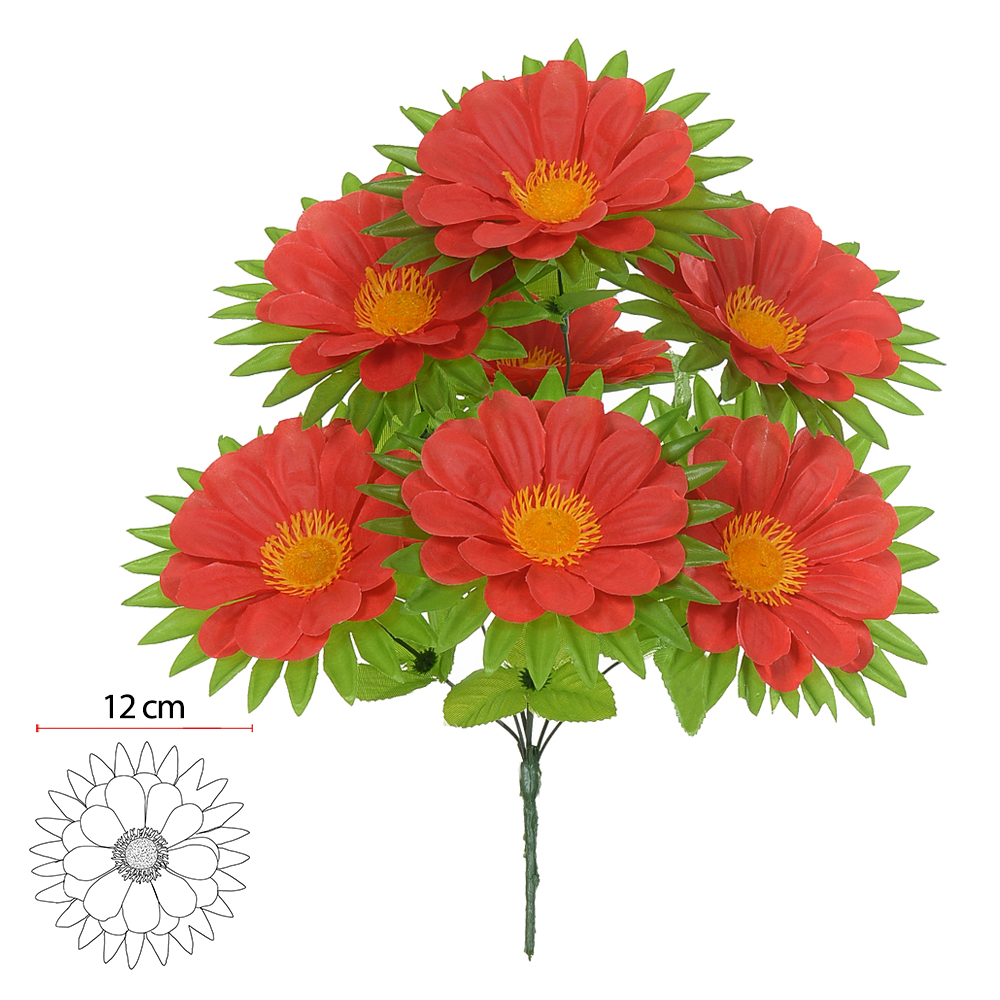 B.PEONIA X7 (VERMELHO) 40cm