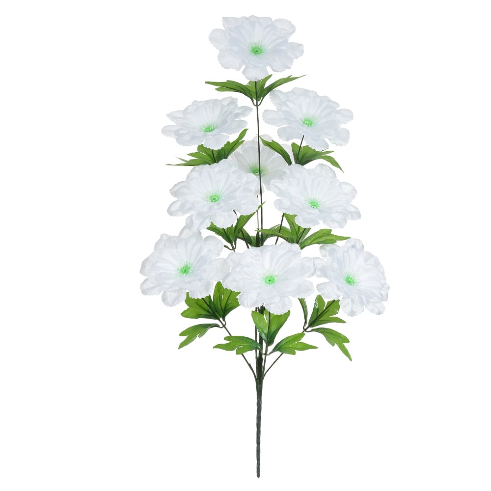 B.PEONIA X9 (BRANCO) 75cm