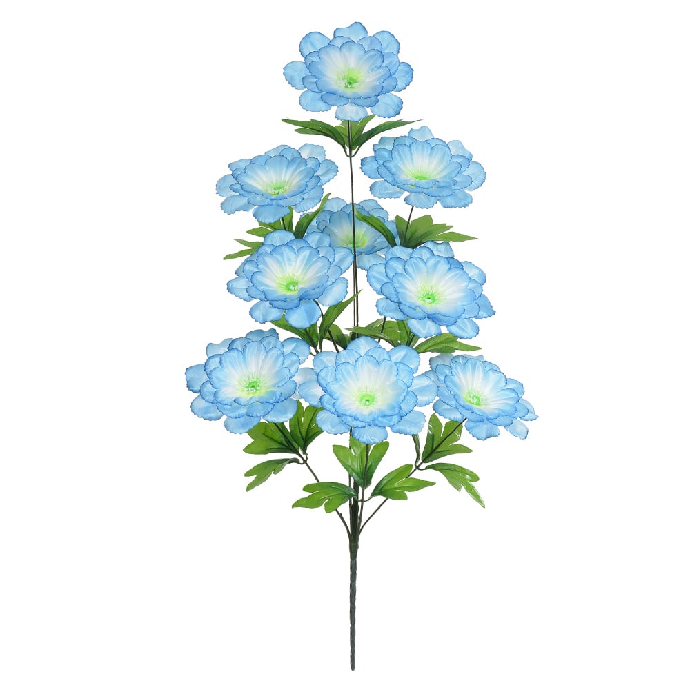 B.PEONIA X9 (AZUL) 75cm