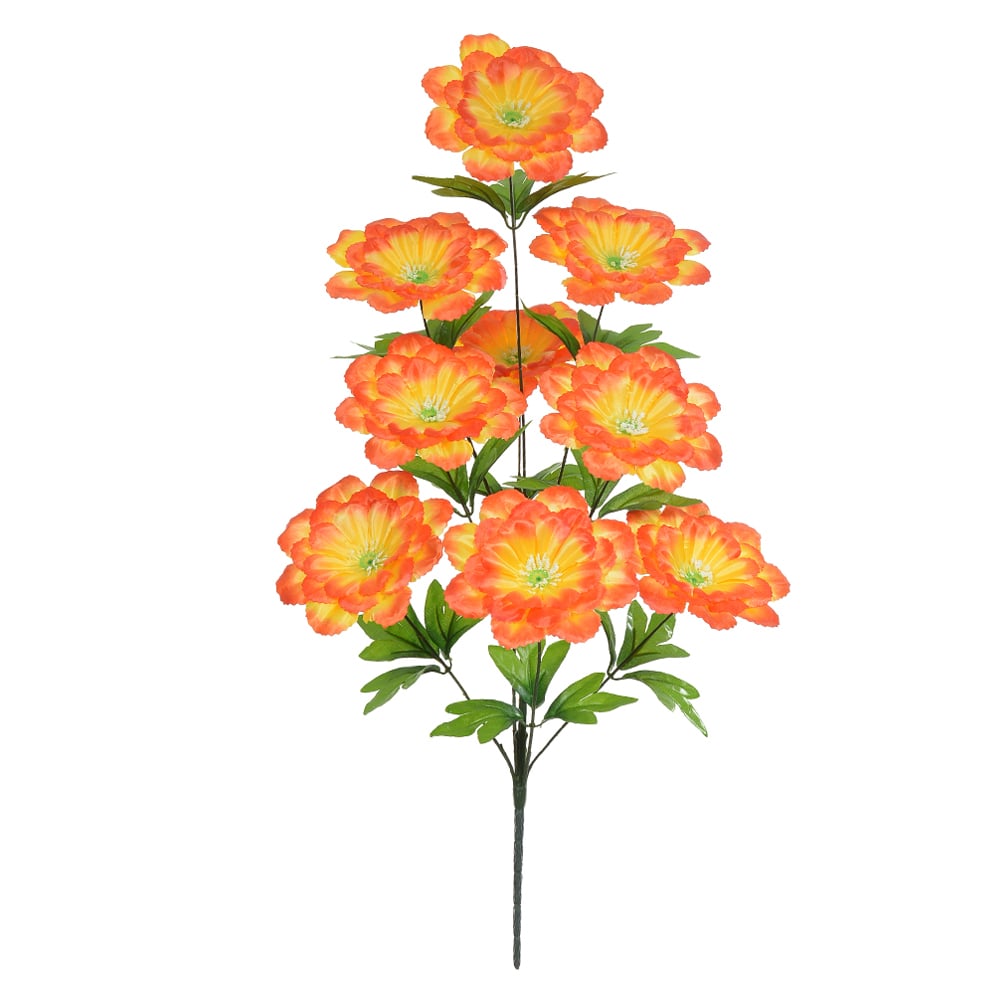 B.PEONIA X9 (LARANJA) 75cm