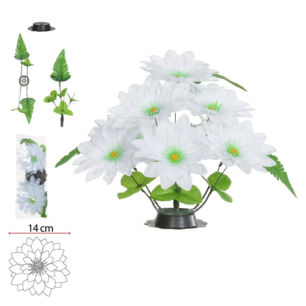 B.DALIA ARRANJO X9 (BRANCO) 26cm