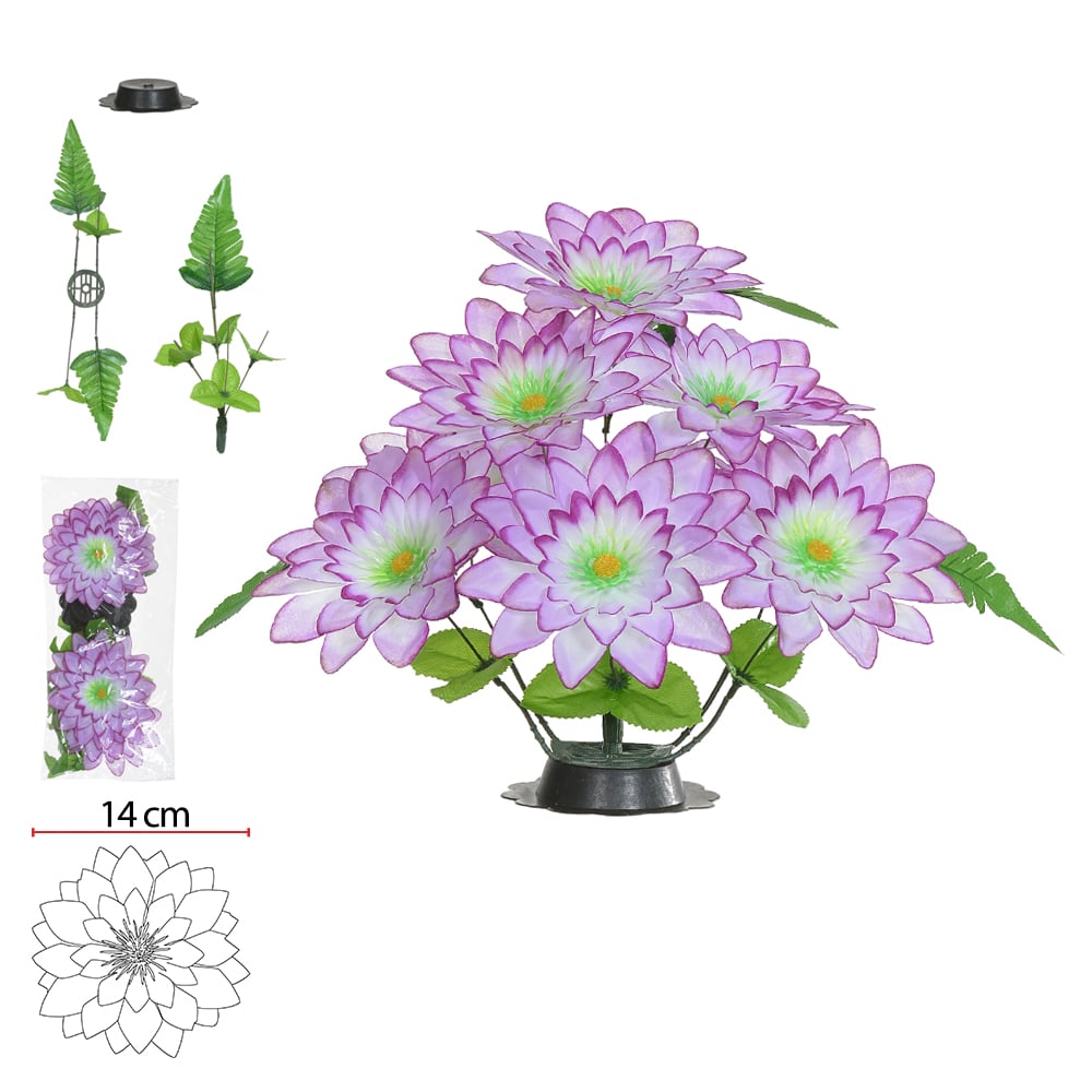B.DALIA ARRANJO X9 (LAVANDA) 26cm