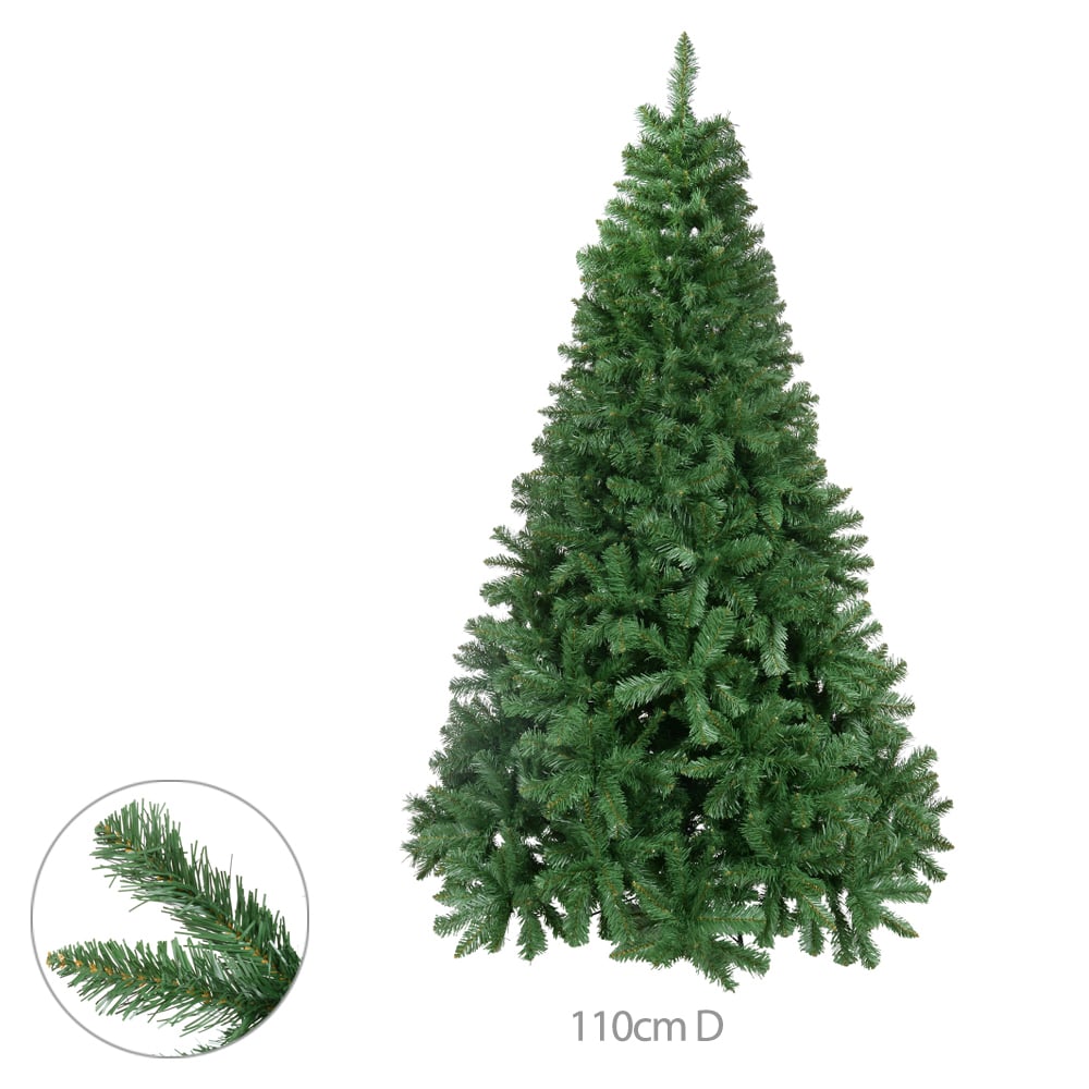 A.ARVORE NATAL AVEIRO 787 TIPS C/BASE METAL (VERDE) 1,8m