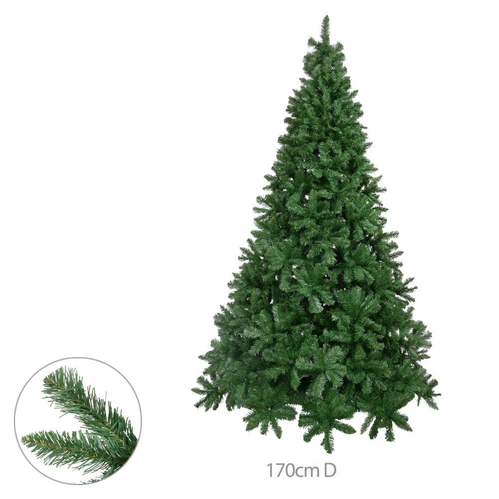 A.ARVORE NATAL AVEIRO 2107 TIPS C/BASE METAL (VERDE) 2,7m