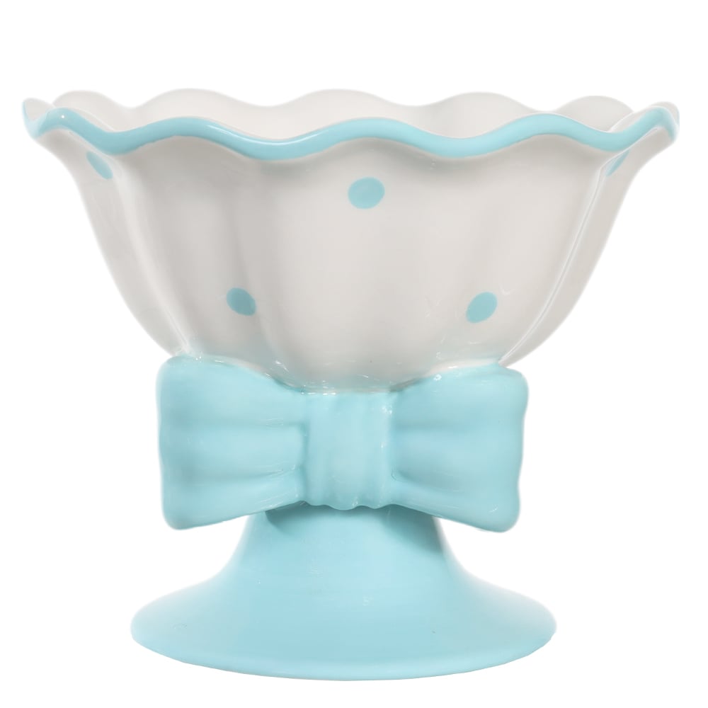 VASO DECORATIVO (AZUL) 12,8cm 15,5D