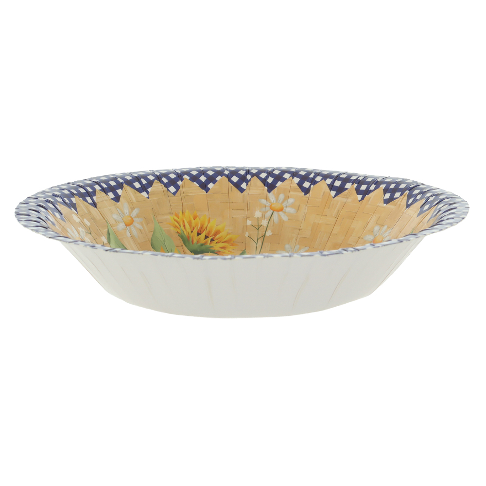BOWL PAPEL. GIRASSOL C/10 UNID (BEGE) 19D