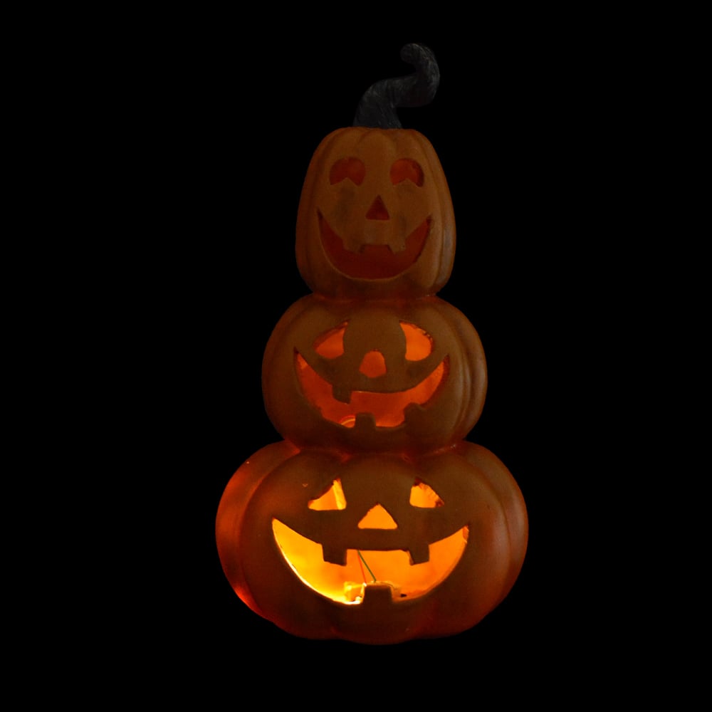 RESINA HALLOWEEN ABOBORA (LARANJA) 28,5X15,8cm