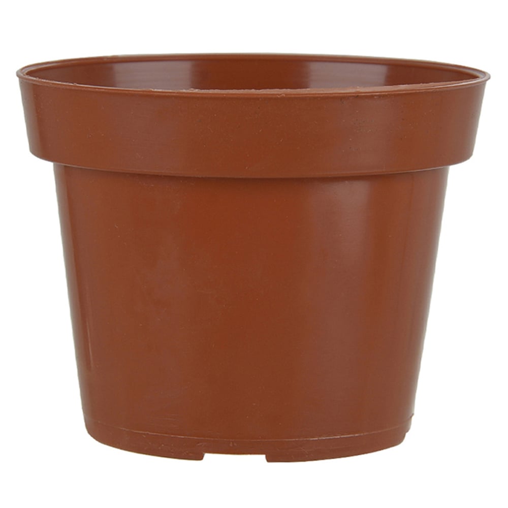 VASO PLASTICO (TERRACOTA) 8X10CM
