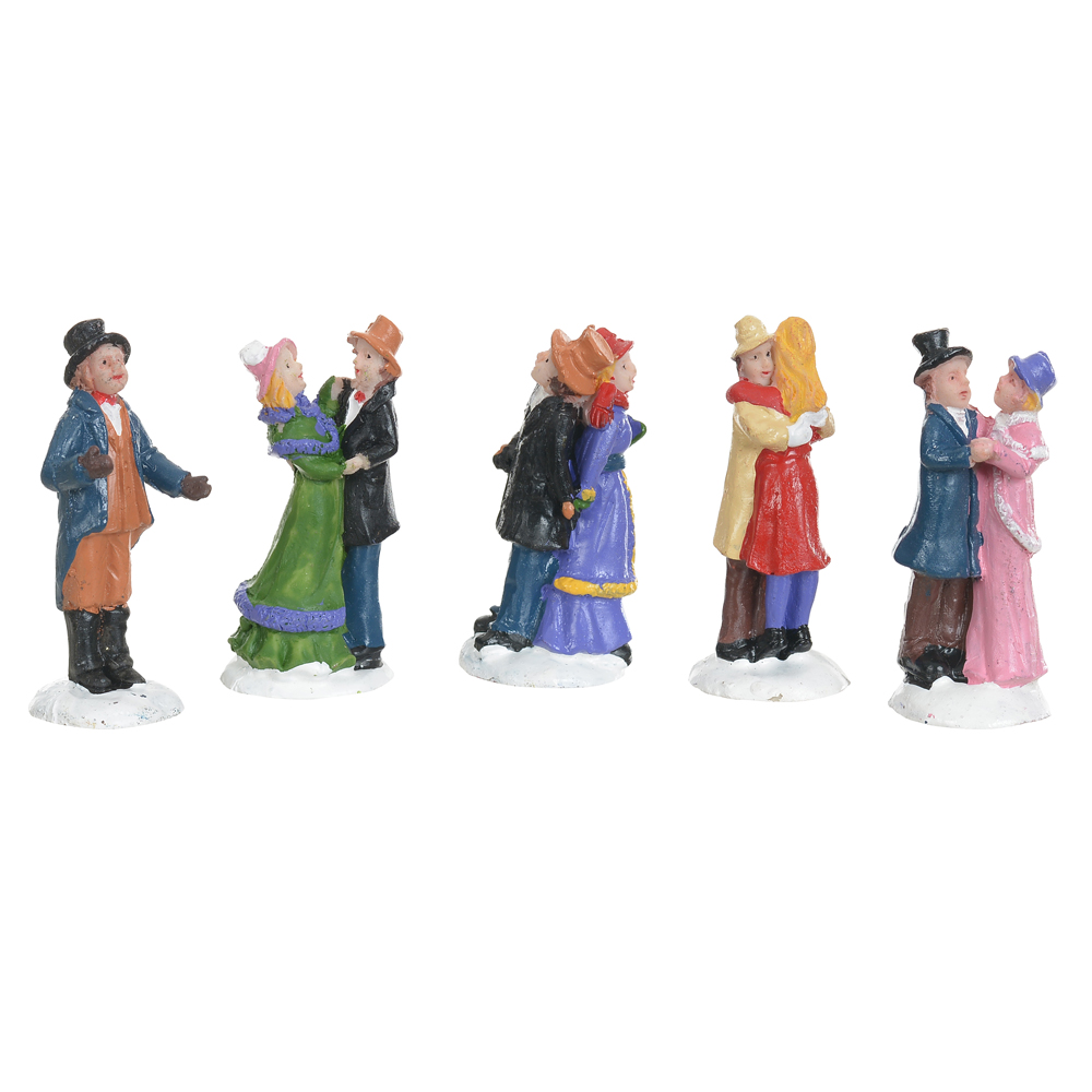 FIGURAS NATAL C/5 (COLORIDO) 6X3,5X3,5CM