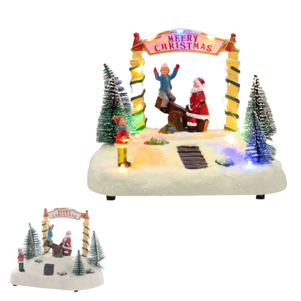 PARQUE NATAL GANGORRA. C/MOVIMENTO (COLORIDO) 15X18,5X14CM