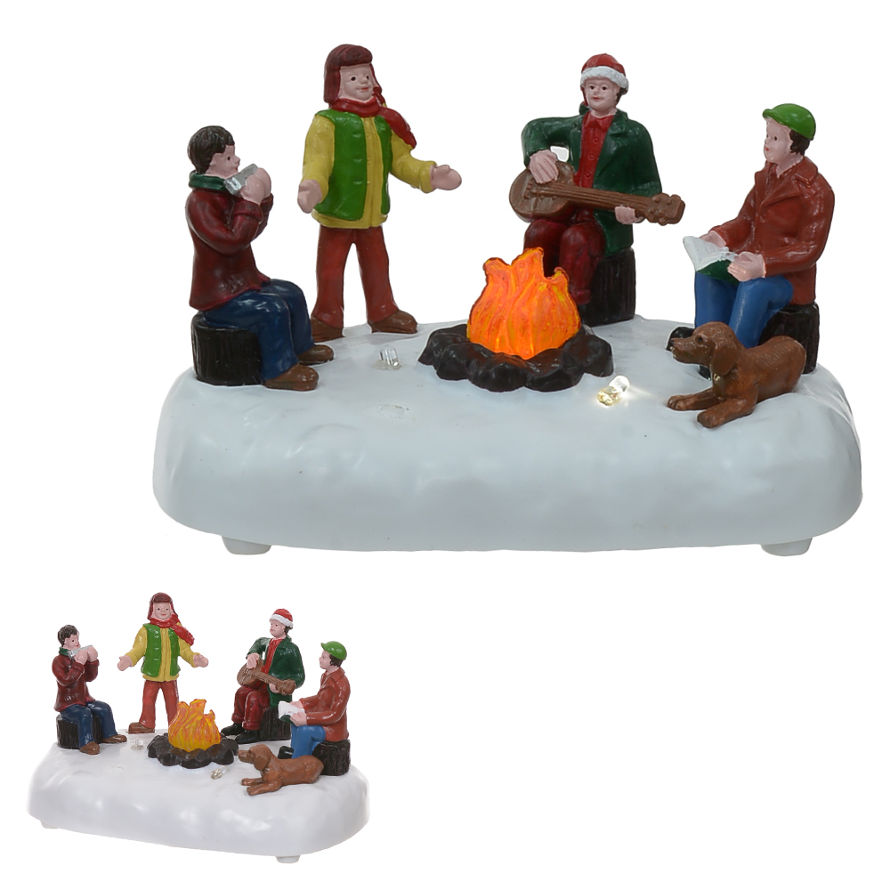 FIGURA NATAL C/PILHA (COLORIDO) 8,3X13,2X9,2CM