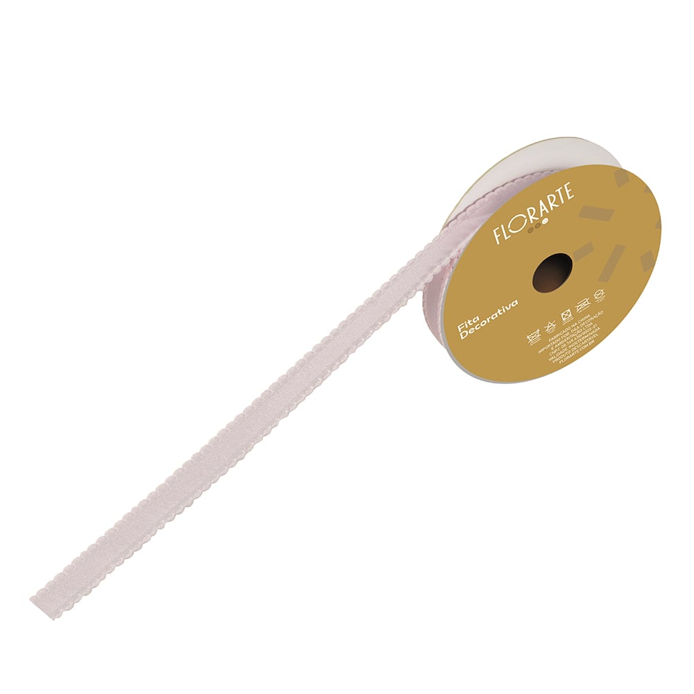 FITA DECORATIVA (ROSA) 1,15cmX9,14m