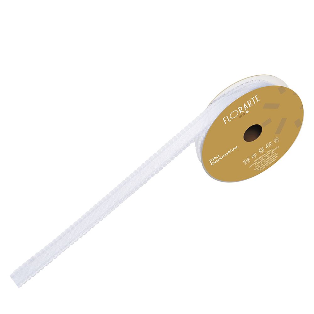 FITA DECORATIVA (BRANCO) 1,15cmX9,14m