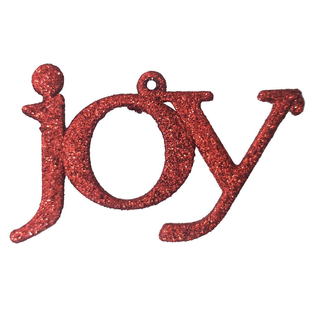 ENFEITE FLAT JOY (VERMELHO) 10,5X6,3cm