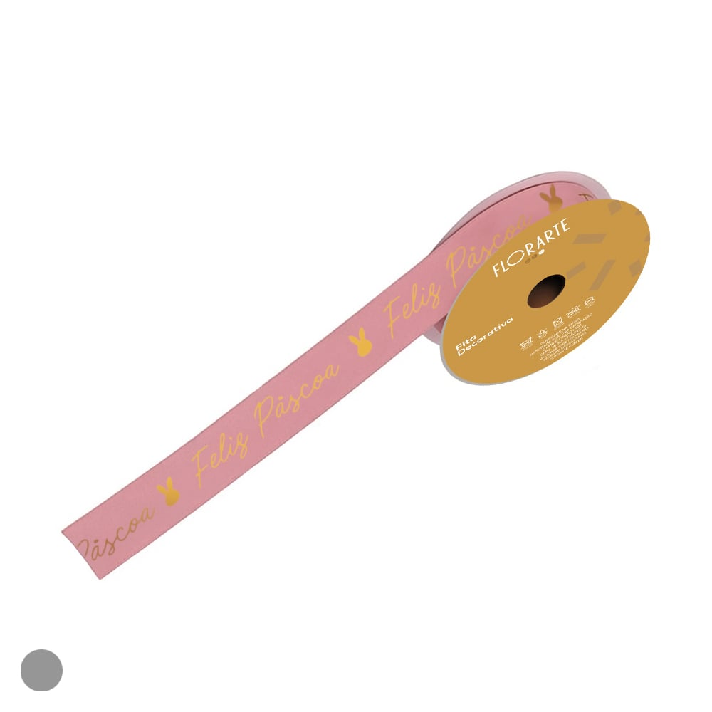FITA DECORATIVA (ROSA) 2,5cmX9,14m