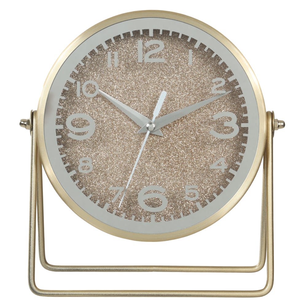 RELOGIO  NATAL 17,8X6,3X18,8cm (DOURADO)