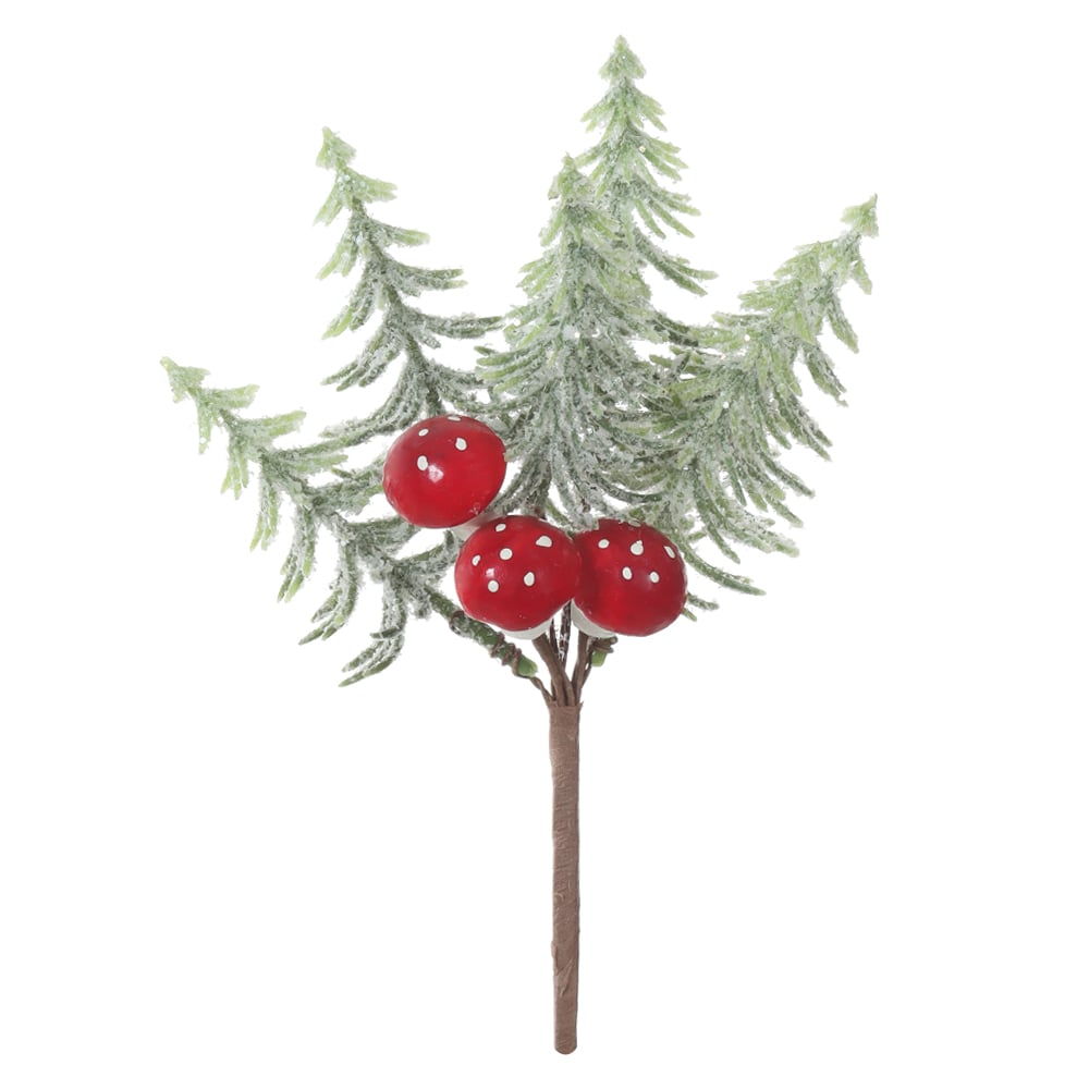 H.PICK NATAL COGUMELO (VERMELHO) 17cm