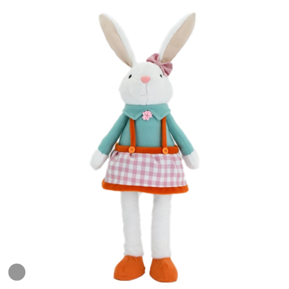 COELHA DECORATIVA (LARANJA) 75cm