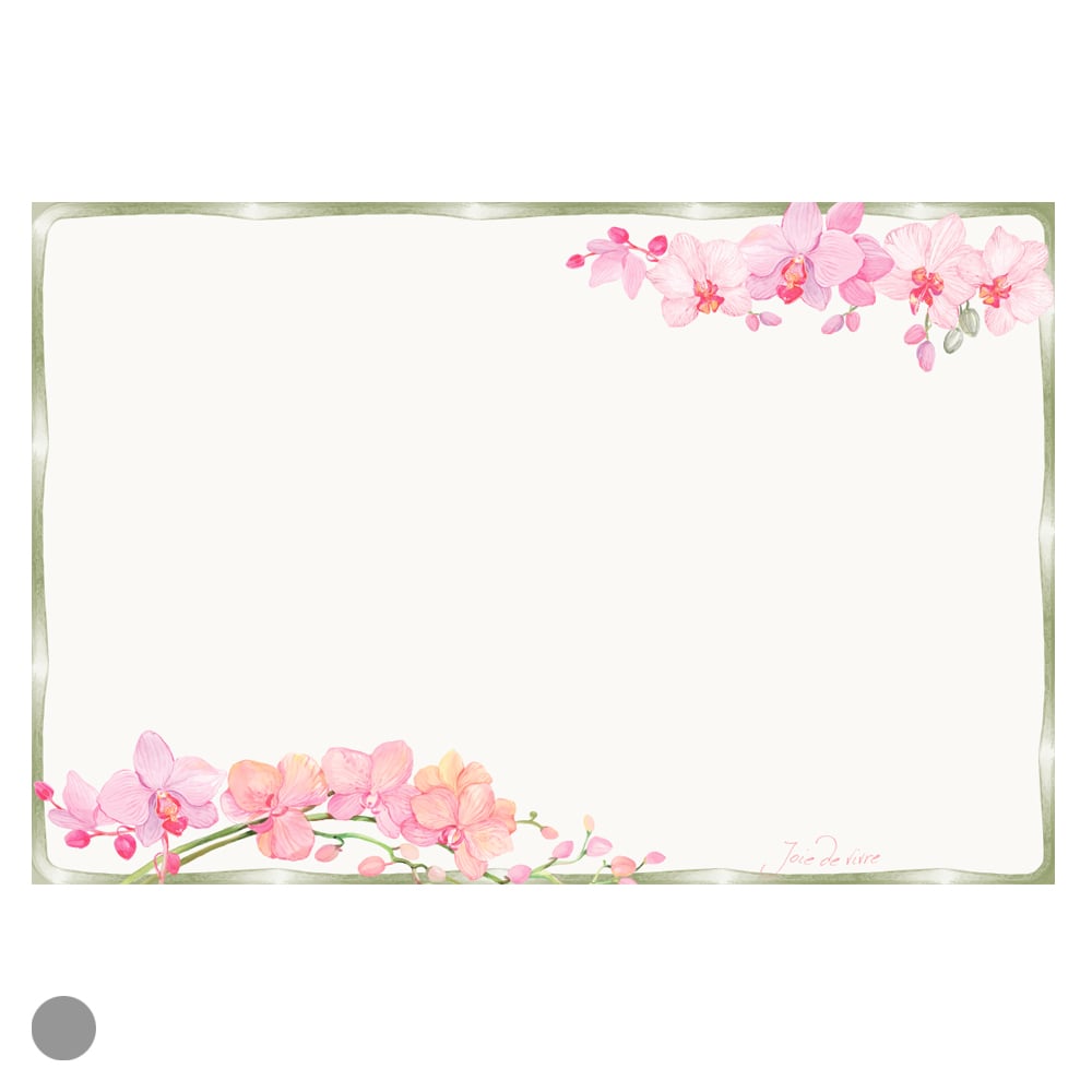 LUGAR AMERICANO PVC 30X45cm COLECOES (FLOWER)