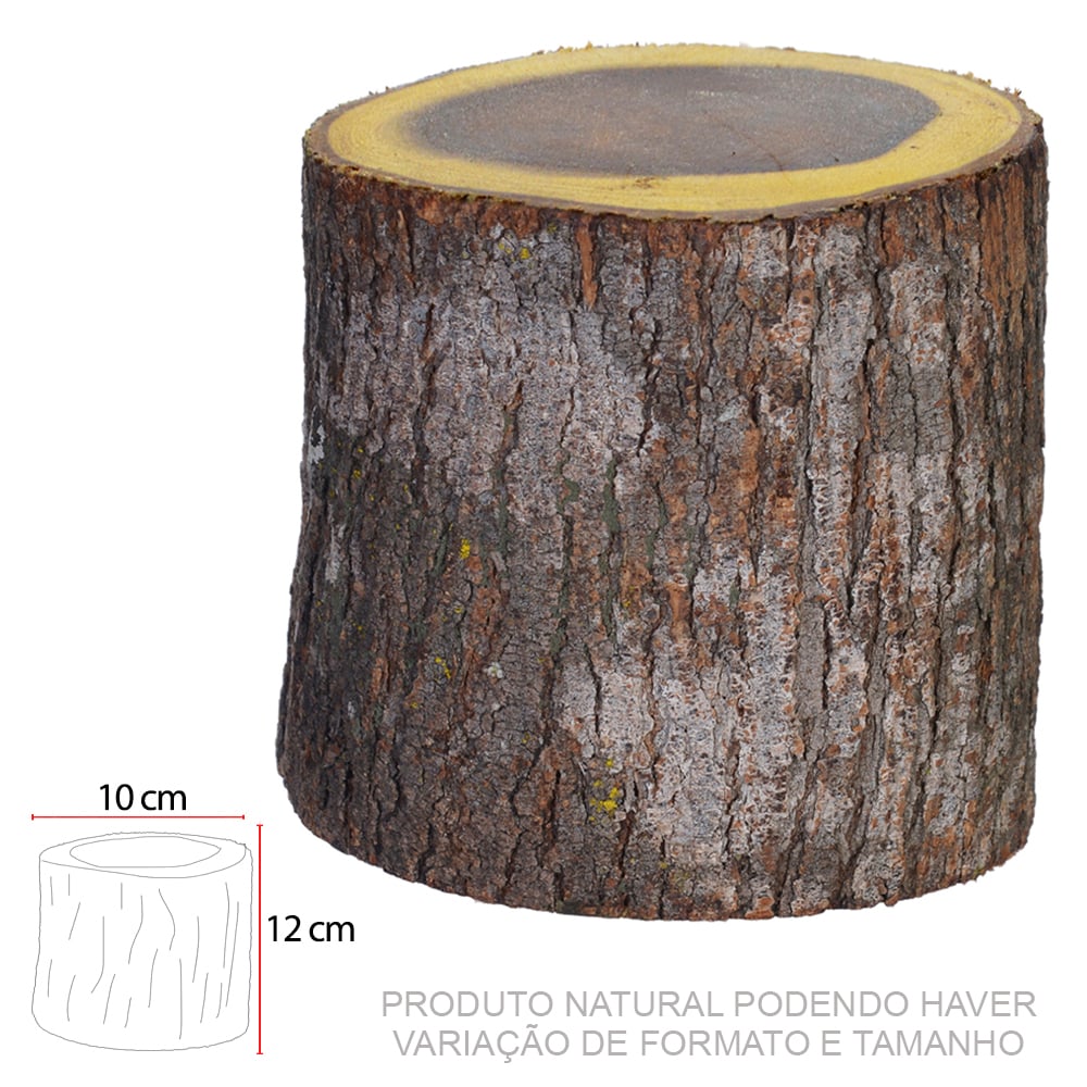 BOLACHA MADEIRA RUSTICA C/ CASCA (NATURAL) 12X10CM